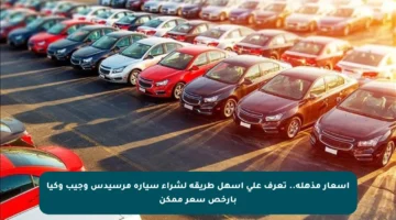 أسعار مذهلة.. تعرف على أسهل طريقة لشراء سيارة مرسيدس وجيب وكيا بأرخص سعر ممكن